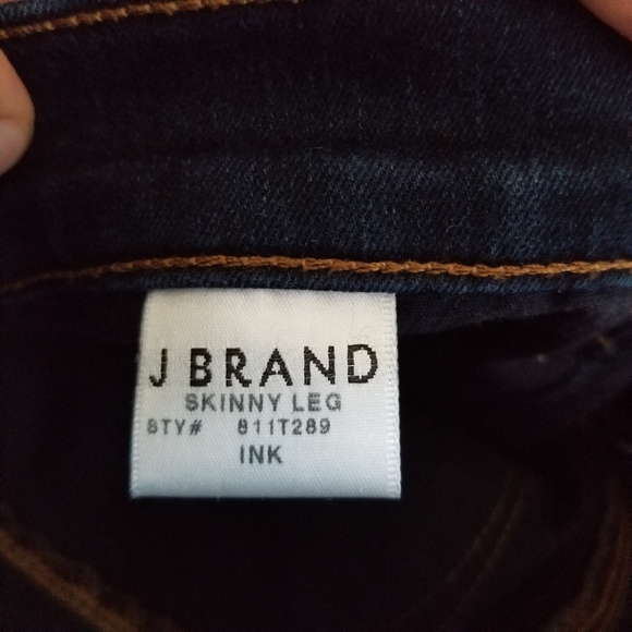 J Brand Skinny Leg Mi Rise Ink Wash Jeans - Picture 8 of 13